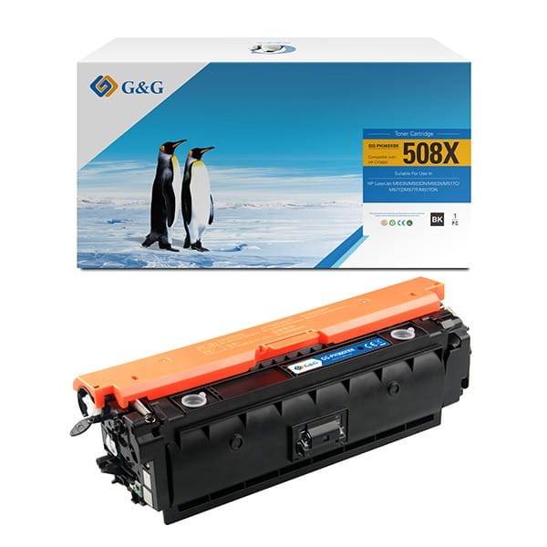 G&amp;G kompatybilny toner z CF360X, black, 12500s, NT-PH360XBK, HP 508X, high capacity, dla HP Color LaserJet Enterprise M552dn,M553d