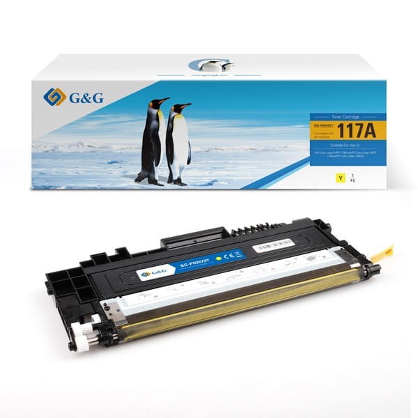 G&amp;G kompatybilny toner z W2072A, yellow, 700s, NT-PH2072Y, HP 117A, dla HP Color Laser 150, MFP 178, MFP 179, N