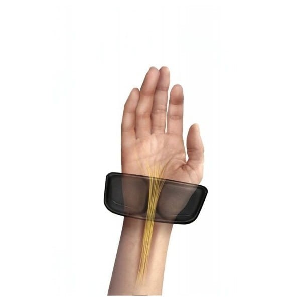 Ergonomiczna żelowa, czarna, 46.6x8.6 cm, 1.6 cm, Fellowes, powłoka antybakteryjna MICROBAN