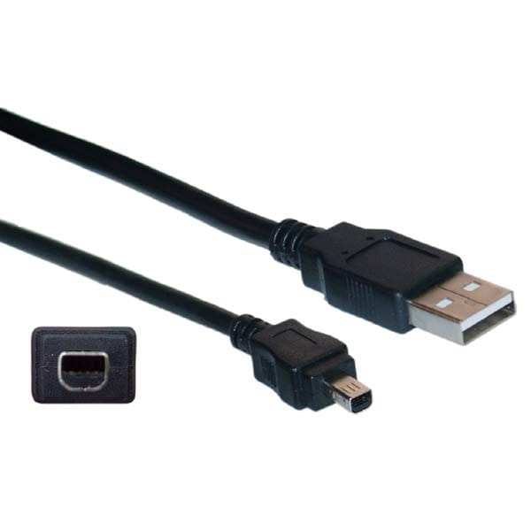 Kabel USB (2.0), USB A M- 4 pin M, 1.8m, czarny