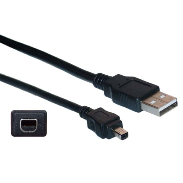 Kabel USB (2.0), USB A M- 4 pin M, 1.8m, czarny