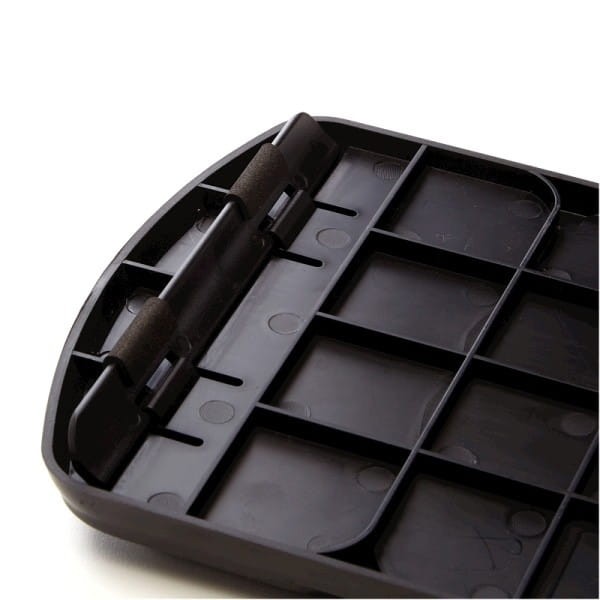 Ergonomiczna żelowa, czarna, 15.6x25 cm, 2.6 cm, Fellowes, tekstylna powierzchnia