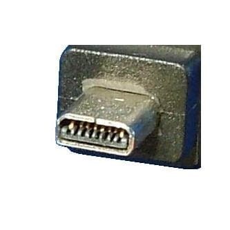 Kabel USB (2.0), USB A M- 8 pin M, 1.8m, czarny, PANASONIC