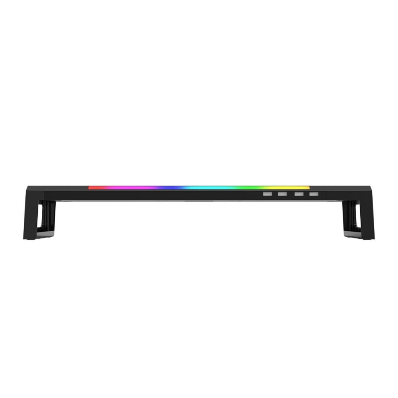 Podstawa pod monitor, DZ-01, 4x USB Hub 2.0, czarny, plastikowy, 20 kg nośność, Marvo