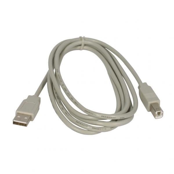 Kabel USB (2.0), USB A M- USB B M, 1.8m, czarny, Logo, blistr