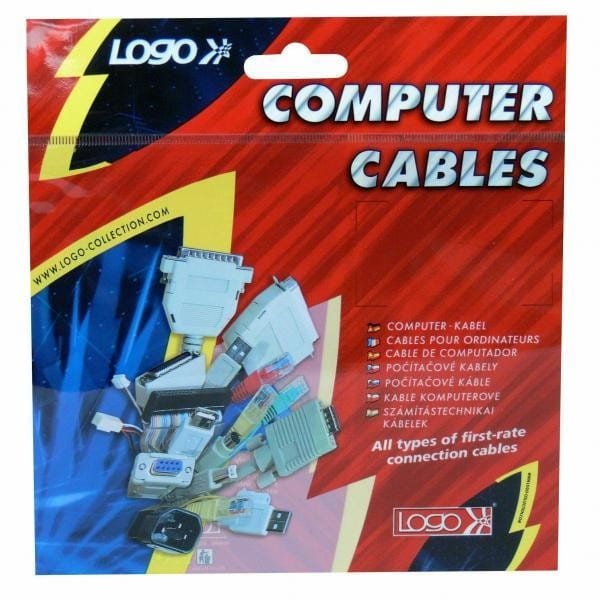 Kabel USB (2.0), USB A M- USB B M, 1.8m, czarny, Logo, blistr