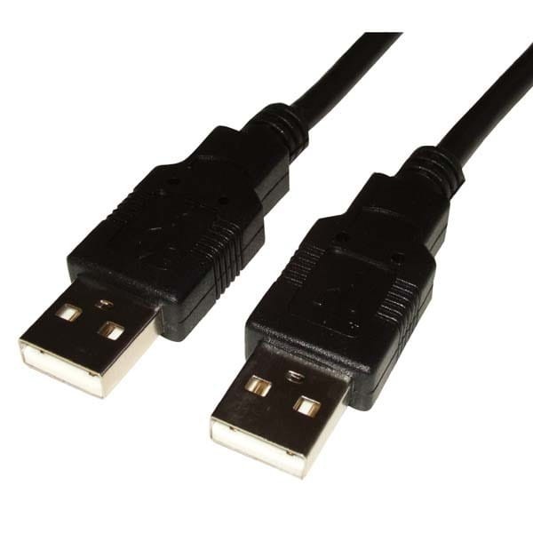 Kabel USB (2.0), USB A M- USB A M, 1.8m, szary, High Speed