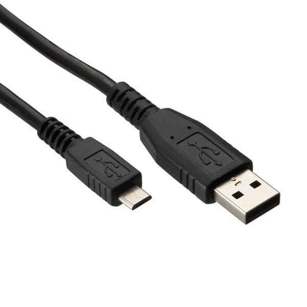 Kabel USB (2.0), USB A M- USB micro M, 1.8m, czarny