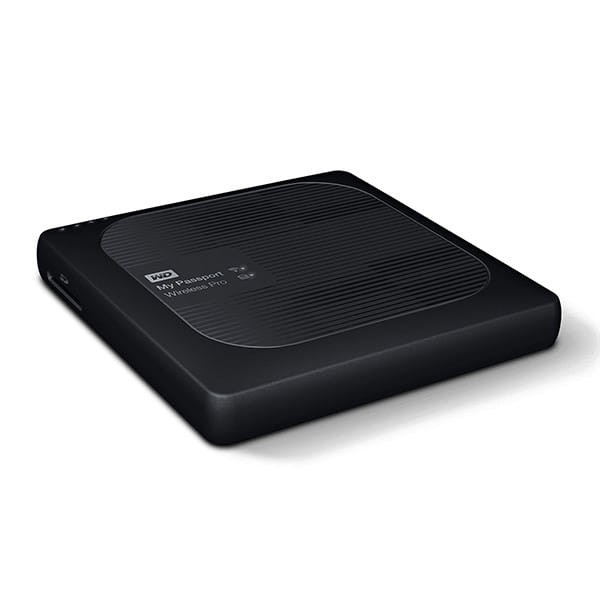 Western Digital zewnętrzny dysk twardy, My Passport Wireless Pro, 2.5", USB 3.0 (3.2 Gen 1), 2TB, WDBP2P0020BBK, czarny