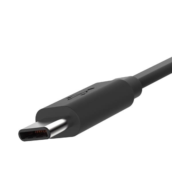 Kabel USB (2.0), USB A M- USB C M, 1m, czarny, Logo, blistr
