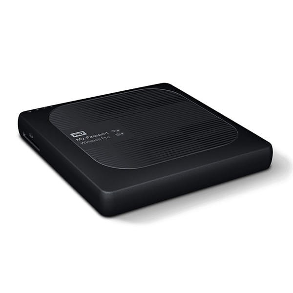 Western Digital zewnętrzny dysk twardy, My Passport Wireless Pro, 2.5", USB 3.0 (3.2 Gen 1), 1TB, WDBVPL0010BBK, czarny