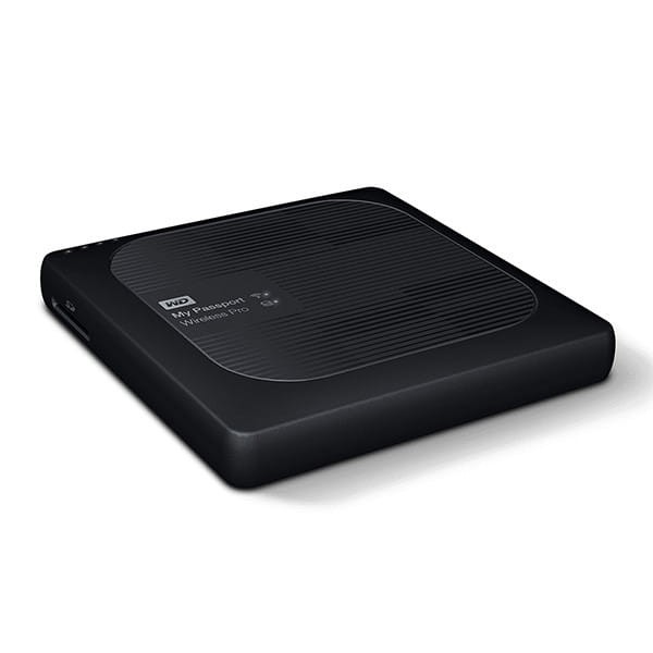 Western Digital zewnętrzny dysk twardy, My Passport Wireless Pro, 2.5", USB 3.0 (3.2 Gen 1), 4TB, WDBSMT0040BBK, czarny