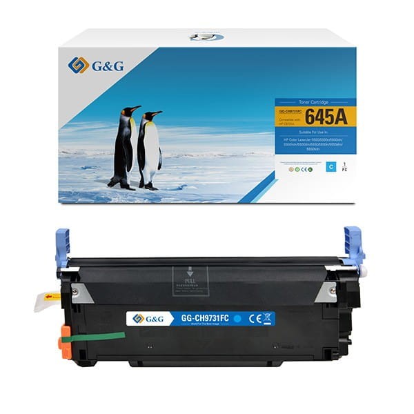G&amp;G kompatybilny toner z C9731A, cyan, 12000s, NT-CH9731FC, HP 645A, dla HP Color LaserJet 5500, N, DN, HDN, DTN, N