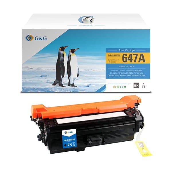 G&amp;G kompatybilny toner z CE260A, black, 8500s, NT-CH260FBK, HP 647A, dla HP Color LaserJet CP4025, CP4525, N
