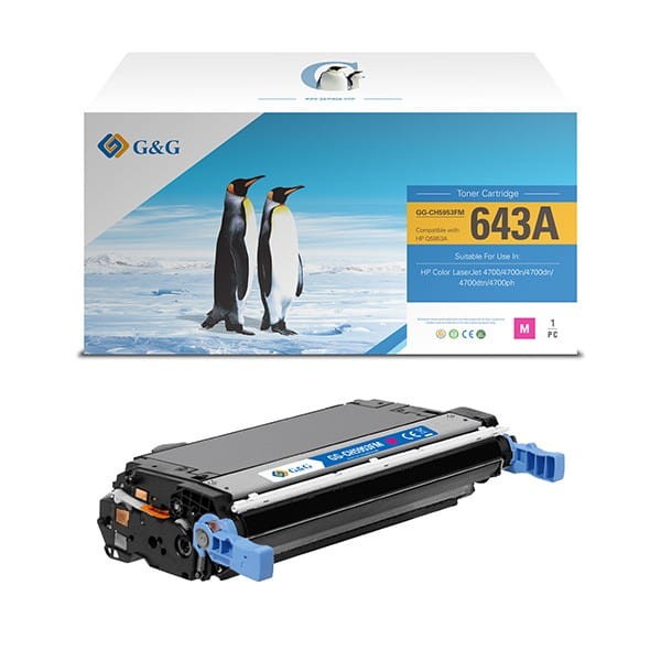 G&amp;G kompatybilny toner z Q5953A, magenta, 10000s, NT-CH5953FM, HP 643A, dla HP Color LaserJet 4700, n, dn, dtn, ph+, N