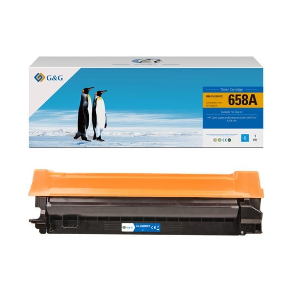 G&amp;G kompatybilny toner z W2001A, cyan, 6000s, NT-CH2001FC, HP 658A, dla HP Color LaserJet Enterprise M751 Series, N