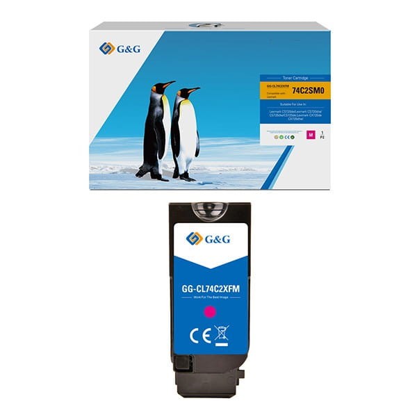 G&amp;G kompatybilny toner z 74C2SM0, magenta, 7000s, NT-CL74C1XFM, return, dla Lexmark CS720de,CS720dte,CS725de,CS725dte,CX725de,CX72