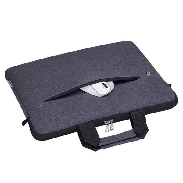 Torba na  notebook 15,6", Chic, szara, poliester, Defender