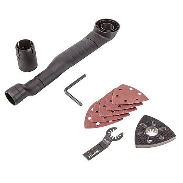 Urządzenie wielofunkcyjne Graphite 59G022, przewód, 230V, 180W, 20000osc./min, 2,8°, 2 wymienne głowice