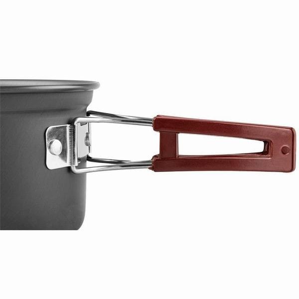 Naczynia turystyczne 7 w 1 Turystyka, szara, aluminium, Neo Tools