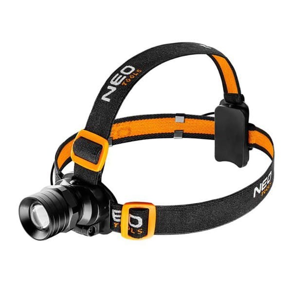 Lampka czołowa led, 3xAAA, czarna