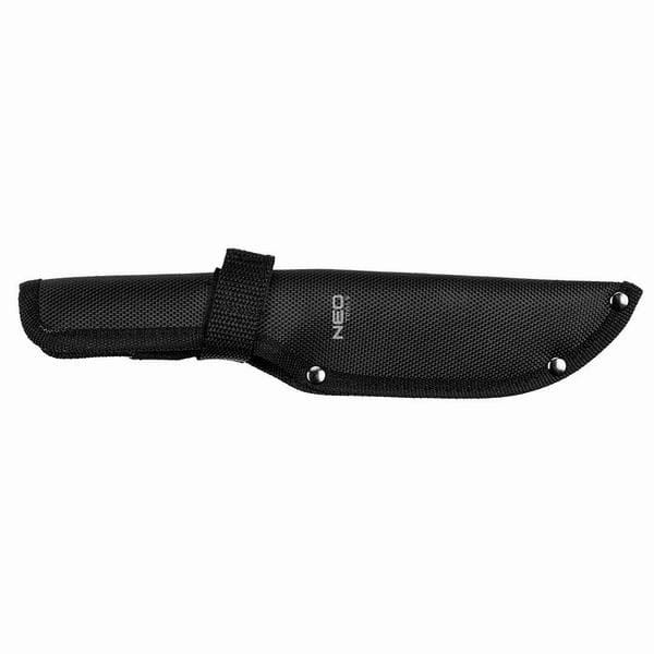 Neo Tools Nóż survivalowy, nerezová ocel, 240mm, 130mm, 63-116, otwieracz do butelek, nylonowe etui