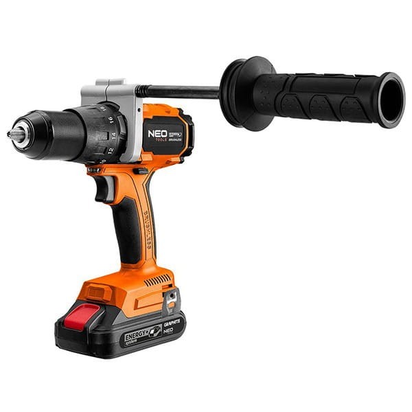 Wiertarko-wkrętarka 04-616, zasilanie akumulatorem, 18V, Energy+, Neo Tools