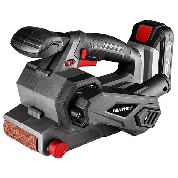 Szlifierka taśmowa zasilanie akumulatorem, Li-Ion, ergonomiczna, GRAPHITE