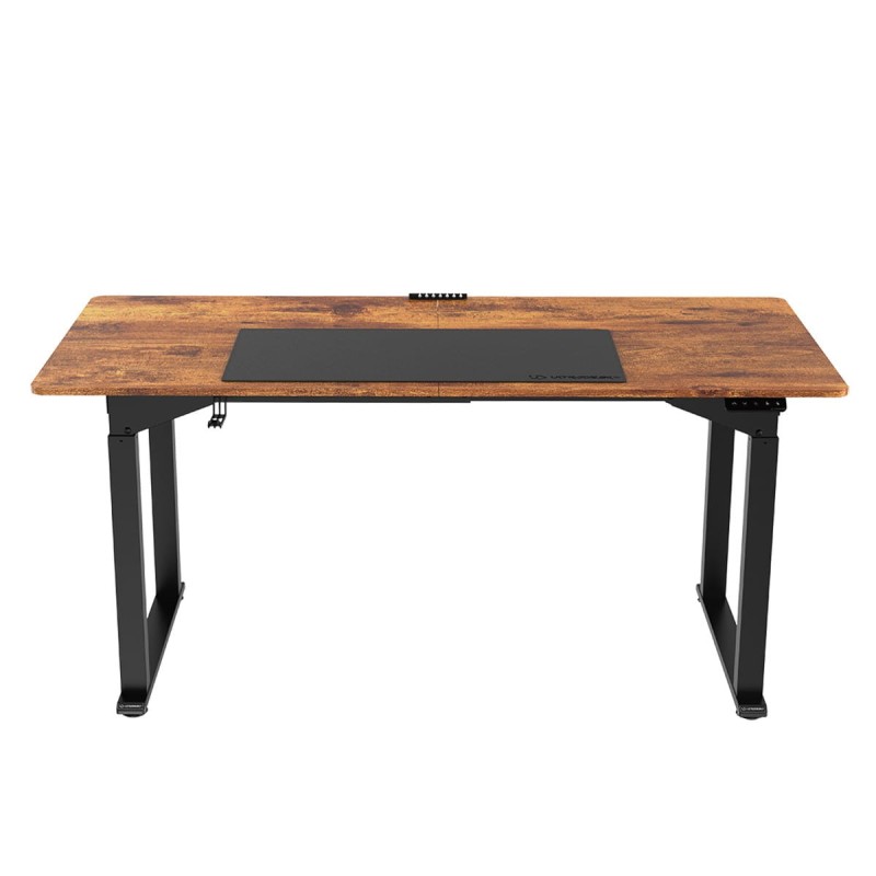 Biurko, elektycznie regulowany, 160x75 cm, 74-116 cm, z podkładką pod mysz XXL, ULTRADESK, uchwyt na słuchawki
