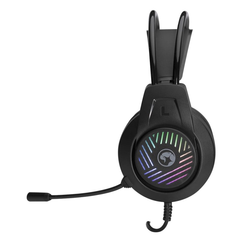 Marvo CM430 CZ/SK, zestaw klawiatura mysz dla gracza, podkładka, klawiatura, CZ/SK, do gry, membranowa rodzaj przewodowa (USB), cz