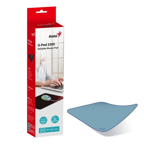 Tkanina, niebiesko-szara, 230*190 mm, 2,5 mm, Genius