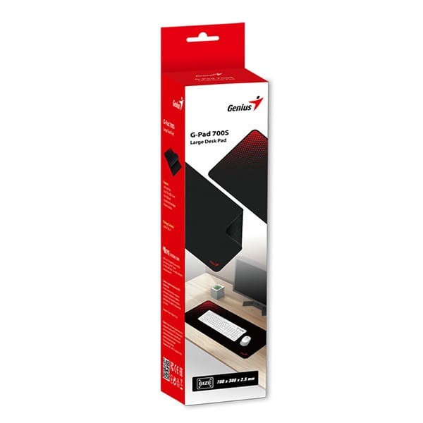 Czarno-czerwona, tekstylny, 2,5 mm, Genius