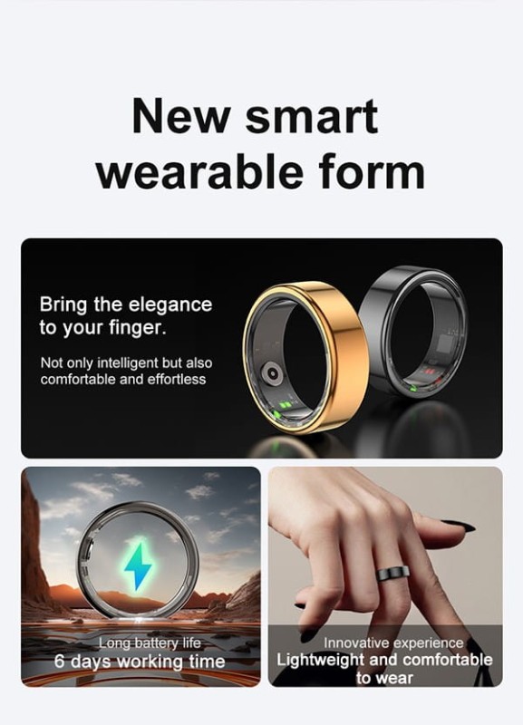 Smart RING czarny, Powerton