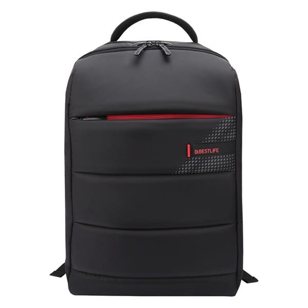 Plecak na  notebook 15,6", CPLUS, czarny, poliester, Bestlife