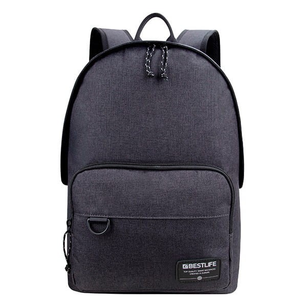 Plecak na  notebook 15,6", Devon, szary, poliester, Bestlife