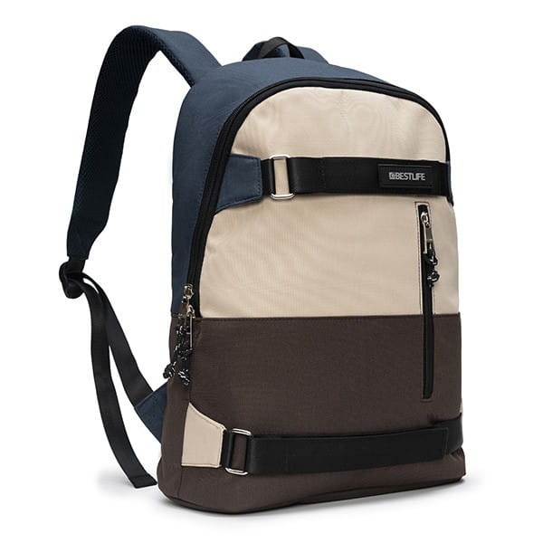 Plecak na  notebook 14,1", COL-Skate, brązowy, poliester, Bestlife