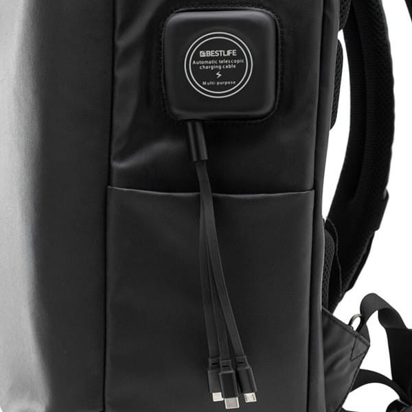 Plecak na  notebook 15,6", Oden X, czarny, poliester, Bestlife
