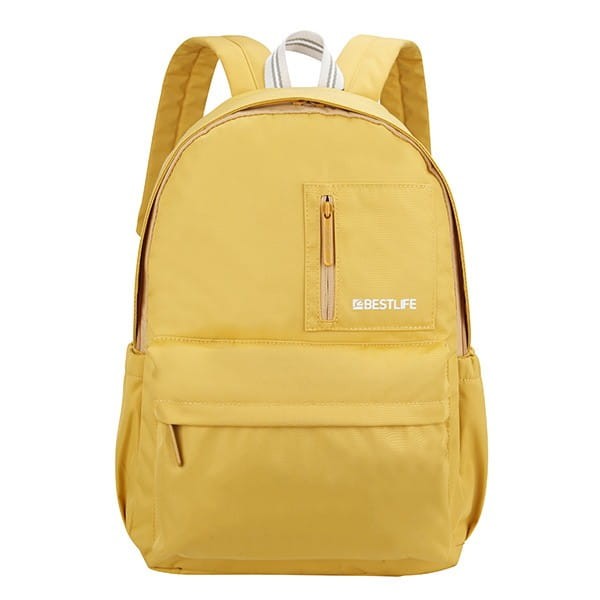 Plecak na  notebook 14,1", COL-Rainbow, żółty, poliester, Bestlife