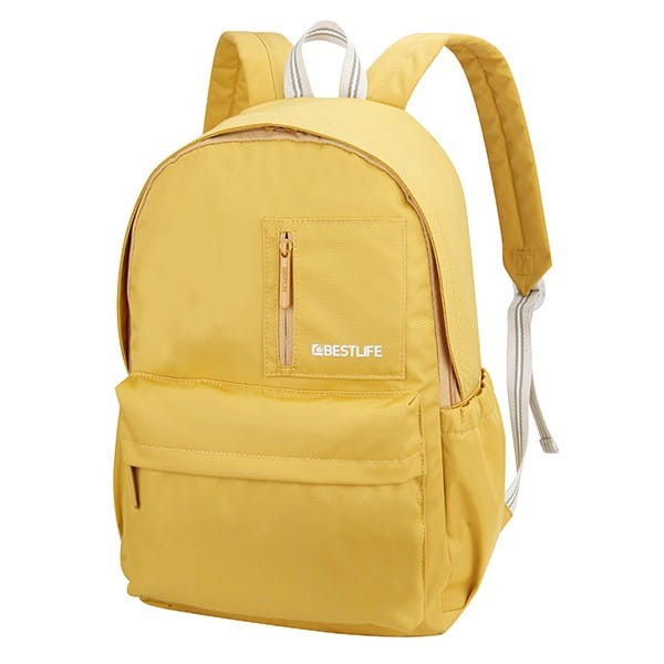 Plecak na  notebook 14,1", COL-Rainbow, żółty, poliester, Bestlife