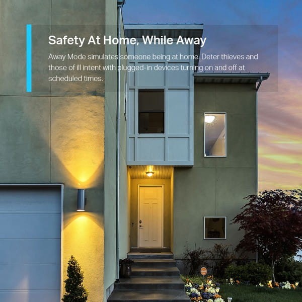 Gniazdko Mini Smart Plug Wi-Fi, konfiguracja z WiFi, max. 3680W, biała, TP-LINK, Kontrola głosem, Monitorowanie zużycia energii