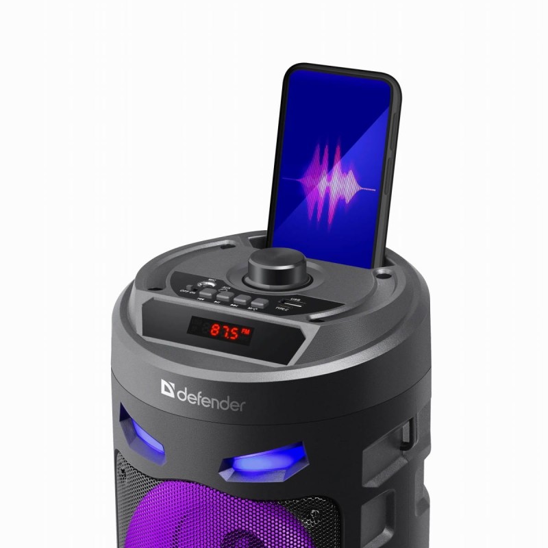 Defender głośnik CRASHBOOM, Li-Ion, 2.0, 16W, czarny, z mikrofonem