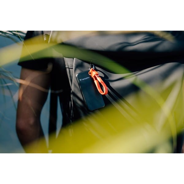 SSD Zewnętrzny Verbatim Pocket SSD, 32190, 1000GB, Nero Backup, czarno-pomarańczowy, w zestawie kabel  USB C i etui, 1000 MB/s-R,