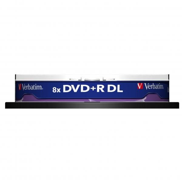 Verbatim DVD+R DL, Double Layer Matt Silver, 43666, 8.5GB, 8x, spindle, 10-pack, bez możliwości nadruku, 12cm, do archiwizacji dan