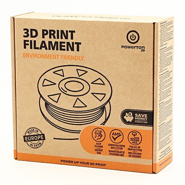 Powerton 3D filament, Economy Line, ASA standard, 1,75mm, 1000g, 0020, fiery red