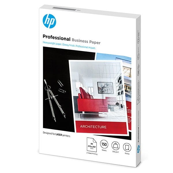 HP PROF, papier, połysk, biały, A4, 200 g/m2, 150 szt., 7MV83A, niewymieniono