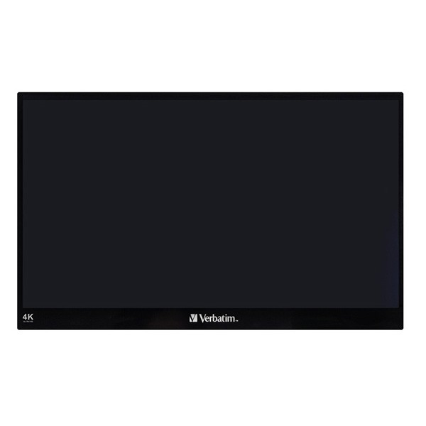 Verbatim monitor przenośny dotykowy, PMT-17-4K, 17.3", Ultra HD 4K (3840x2160), 60Hz, czarny