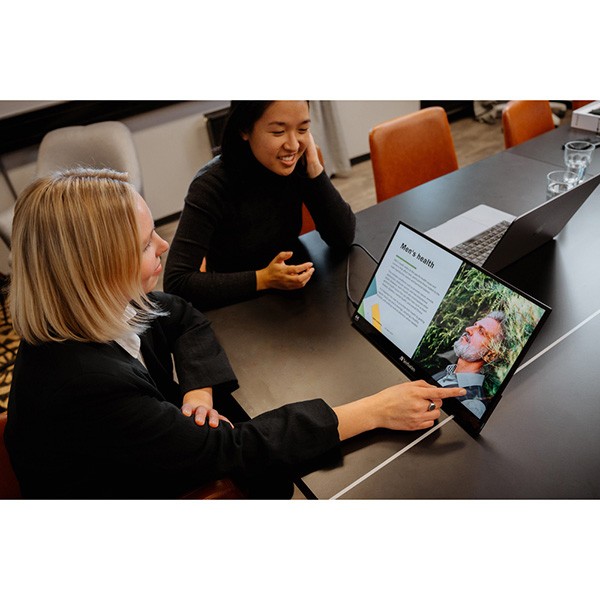 Verbatim monitor przenośny dotykowy, PMT-17-4K, 17.3", Ultra HD 4K (3840x2160), 60Hz, czarny