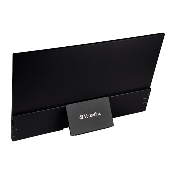 Verbatim monitor przenośny dotykowy, PMT-15, 15.6", Full HD (1920x1080), 60Hz, czarny
