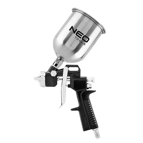Zestaw lakierniczy 5 elem.14-699, 216 szt, pistolet do pompowania opon z manometrem, NEO TOOLS