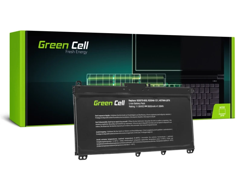 Green Cell bateria TF03XL HSTNN-LB7X 920046-421 920070-855 do HP 14-BP Pavilion 14-BF 14-BK 15-CC 15-CD 15-CK 17-AR